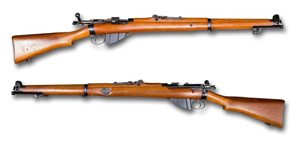 The iconic Lee-Enfield rifle