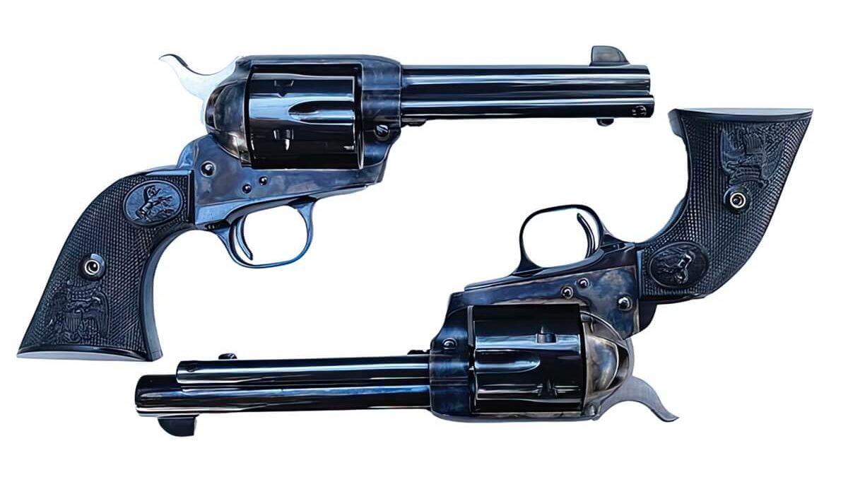 two colt single action revolvers
